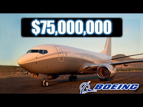 Inside the $75 Million dollar Boeing BBJ 737 Business Jet VIP