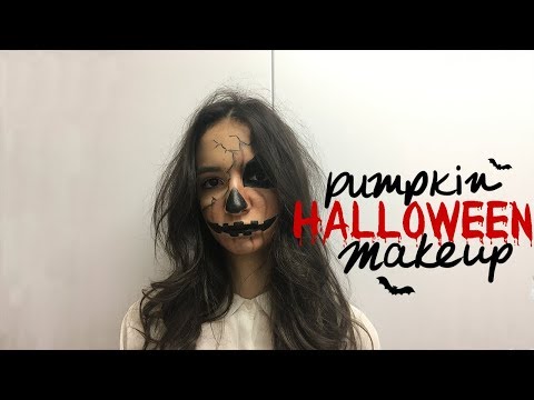 CREEPY PUMPKIN HALLOWEEN MAKEUP⎜aleely