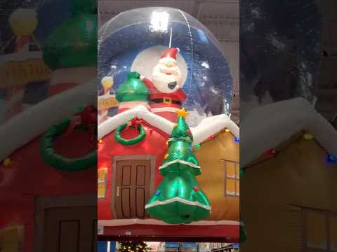 Massive Christmas inflatable snowglobe at Sam's Club $299 #christmasinflatables