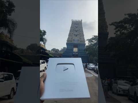 Unboxing my Youtube silver button simhachalam temple #martialarts #kalaripayattu