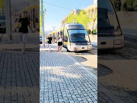 Metro train in Porto, Portugal ￼| Metro Train Adventure in Porto, Portugal 🚇🇵🇹