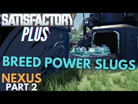 Satisfactory Plus let's you BREED POWER SLUGS...