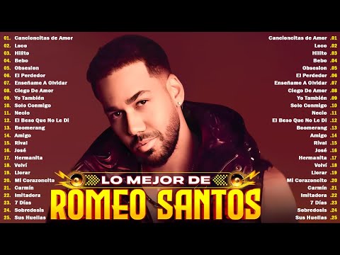 Romeo Santos Grandes Éxitos Mix ~ Romeo Santos Todos Sus Mejores Canciones ~ Bachata Mix Éxitos 2024