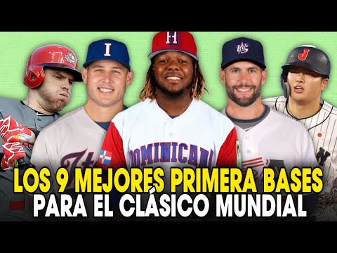 LOS 9 PAÍSES CON MEJORES PRIMERA BASES PARA EL CLÁSICO MUNDIAL DE BEISBOL 2023, MLB WBC BASEBALL