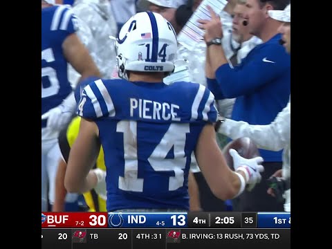 Alec Pierce catches for a 23-yard Gain vs. Buffalo Bills