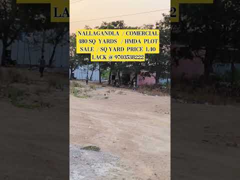 nallagandla huda Comercial plot 480 square yards North face plot sale price 1.40 lack @ 9703538222