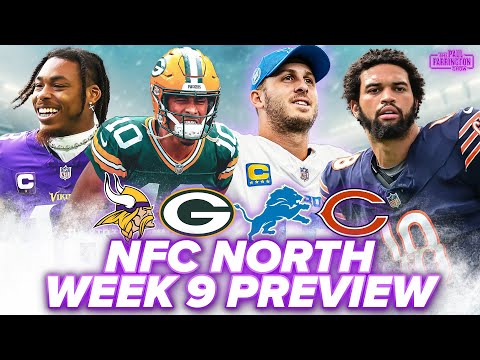 NFC North Week 9: Lions-Packers MONSTER GAME, Vikings BOUNCE BACK vs. Colts, Bears MUST WIN | PFS