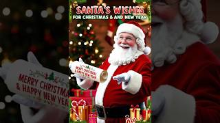 Santa's Secret Christmas & New Year Wishes Revealed! 🎅#holidayjoy  #newyearwishes   #festiveseason