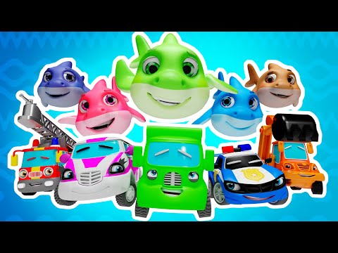 Baby Shark | Animal Songs | SquareWheels TV Baby Nursery Rhymes & Kids Songs