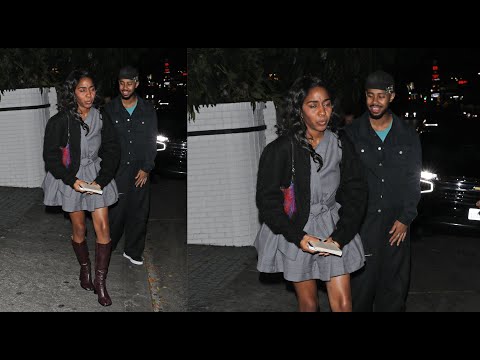 'The Bear' Actress Ayo Edebiri Enjoys A Night Out At The Chateau Marmont With Mustafa!