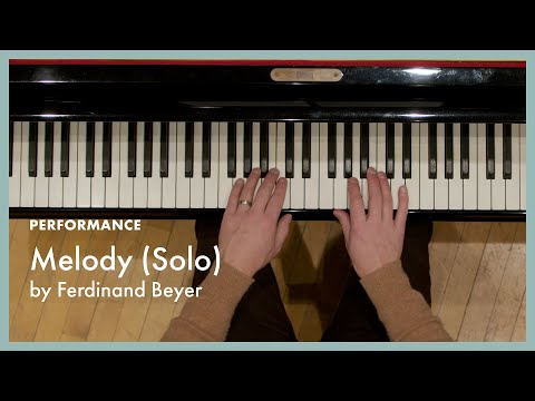 Melody (Solo) - Beyer (page 20, Literature for the Piano Book 1)