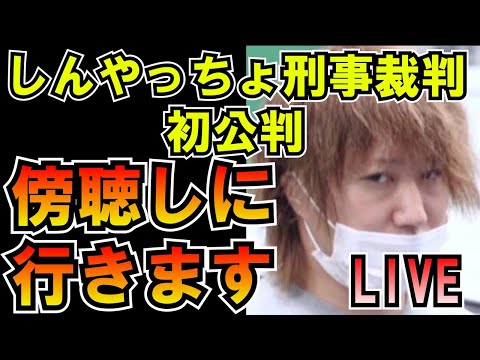 しんやっちょ刑事裁判初公判傍聴しに行くLIVE #しんやっちょ #金バエ #つばさの党