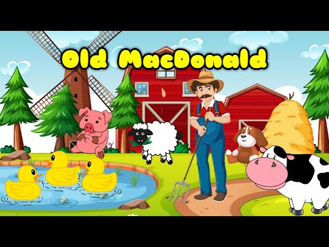 Old MacDonald Had A Farm - Animal song - Nursery Rhymes And Kids Song