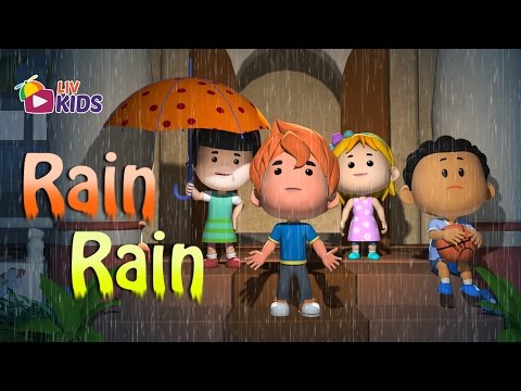 Rain Rain Go Away Come Again Another Day with lyrics | LIV Kids Nursery Rhymes and Songs | HD