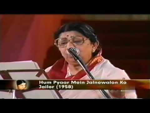 Hum Pyar Mein Jalnewalon Ko Lata Mangeshkar Live Shradhanjali Concert Full HD