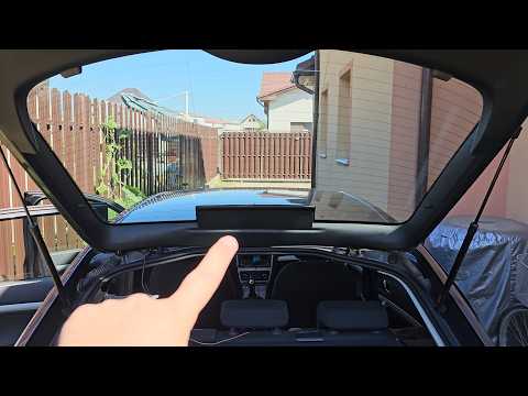 Skoda Octavia 2 Facelift - How to remove the top trim from trunk door / tailgate / trunk lid