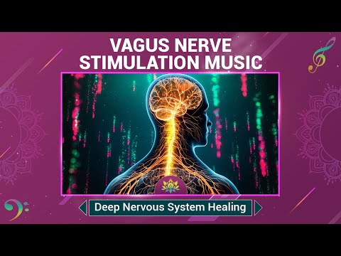 Vagus Nerve Stimulation Music - Relief Stress, Panic & Mental Fatigue - Deep Nervous System Healing