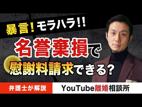 【名誉毀損】弁護士が解説！家庭内での暴言、名誉毀損で慰謝料請求できる？【弁護士飛渡（ひど）】