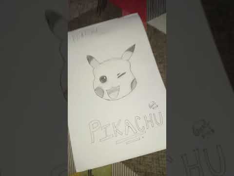 Let's Draw Pikachu #youtube #shorts #HarshitArts