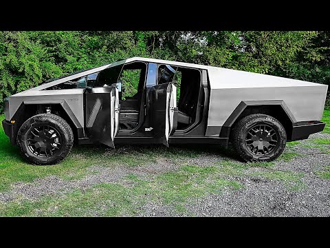 2025 Tesla CyberTruck - interior Exterior and Drive