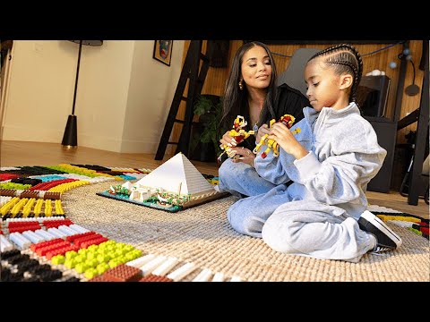 Lauren London, Pusha T, & Mookie Betts Share Family Fun In New LEGO Campaign