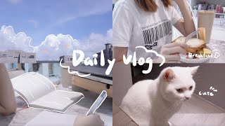 【Daily Vlog】宅家耍廢的一天😗暑假倒數最後一天在幹嘛👀國中生放假日常📖🌞做到一半的指甲發生大悲劇😭🙀/喵Miya