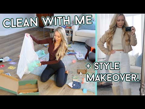 *NEW* HOT MESS CLEAN WITH ME + I Hired a Stylist! (VLOG)