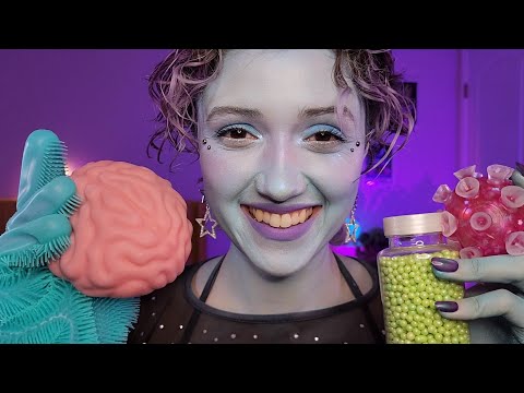 ASMR Alien Probes, Massages, & Smoothes Your Brain 🧠 (layered sounds, personal attention)