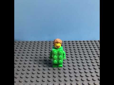 How to build Sticky Bricks in his Halloween Costume #short