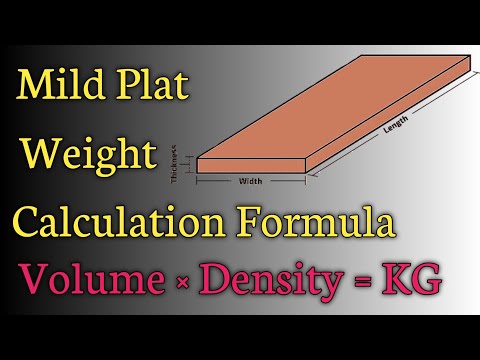 Mild Steel Plat Weight Calculation Formula Symple Stap To Calculate Mild Plate Cs,Ss weight