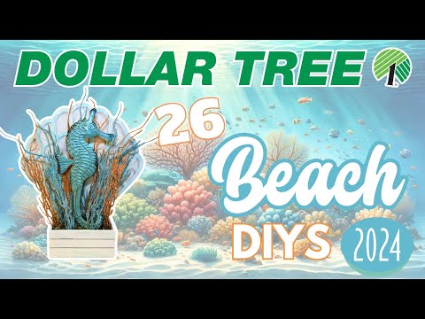 🐬 Crafty Beach 2024: 26 Coastal Dollar Tree DIYS & Hacks! Shore Living