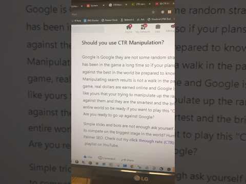 Should You Use CTR Manipulation?