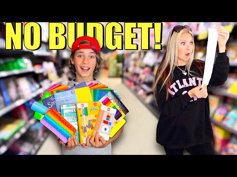 BACK TO SCHOOL shopping haul NO BUDGET 📚