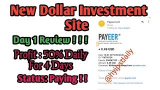 New Dollar Investment Site Zeustron Day 1 Review | Status: Paying - Hyips daily