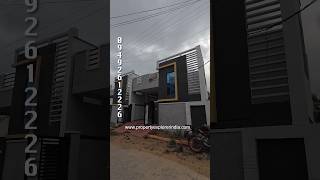 TS73 || WEST FACING SOUTH CORNER || HMDA APPROVED INDIVIDUAL HOUSE@ HYDERABAD RAMPALLY ELEVATION