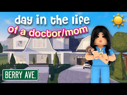 Day in the Life of a Doctor/Mom | Roblox Berry Avenue Roleplay