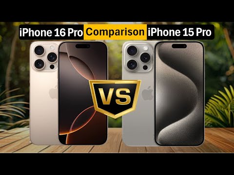 iPhone 16 Pro VS iPhone 15 Pro Ultimate Comparison #iphone16 #iphone15 #comparetech