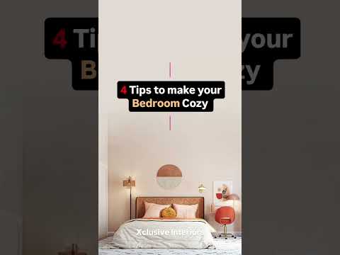 4 tips to make your bedroom cozy✨️ #bedroom #cozy