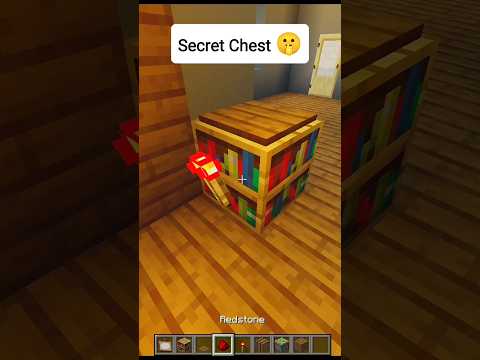 Secret Chest in Minecraft. #shorts #minecraft #youtubeshorts #gaming