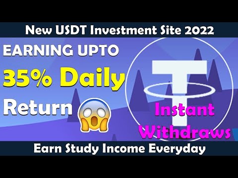 New usdt investment site 2022 | Earning upto 35% daily return | Krypton boy