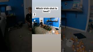 Which is better? #trickshots #viral #trickshot #tiktok #shorts #viraltrick