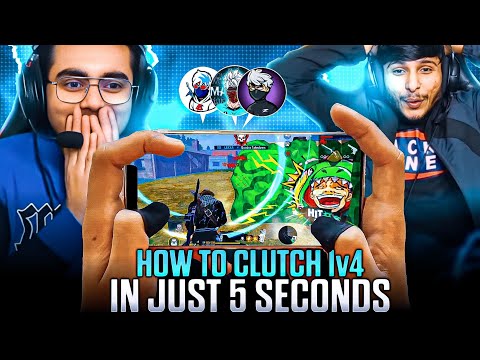 TIPS AND TRICKS FOR 1VS4 IN JUST 5 SECONDS 🔥 IN PHONE📲 / 1VS4 SECRET REVEALED BECOME DENGEROUS IN FF