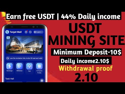 New Usdt Earning Site | Usd Mining Site 2024 | Investment Usdt Earning Website | Online income bd