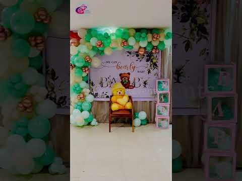 Babyshower balloon Theme Decoration work done by @guruartevents #babyshower