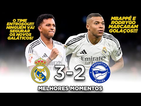 QUARTETO DO REAL MADRID ON FIRE - Real Madrid 3x2 Alavés - Melhores Momentos HD