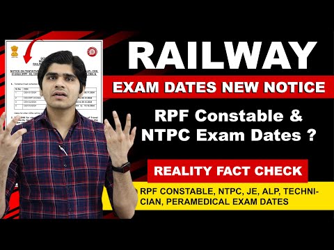 RPF Constable & RRB NTPC Exam Date Notice ? | Reality Check | #Reality