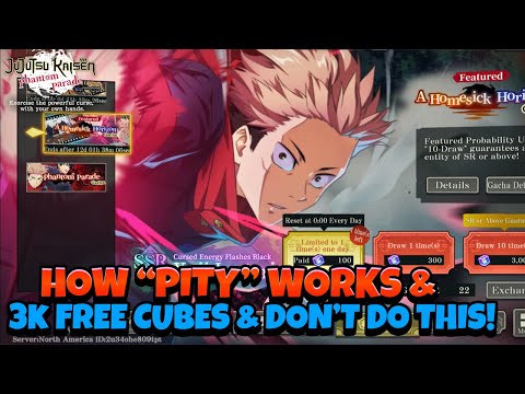 3K FREE CUBES! HOW SUMMONING BANNERS WORK & PITY! CAN RUIN ACCOUNT! [Jujutsu Kaisen Phantom Parade]