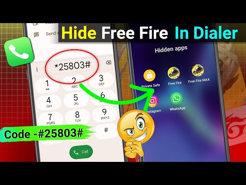 Free Fire Ko Call Me Kaise Chupaye | How To Hide Free Fire In Call Dialer | Apps Hide In Dialer