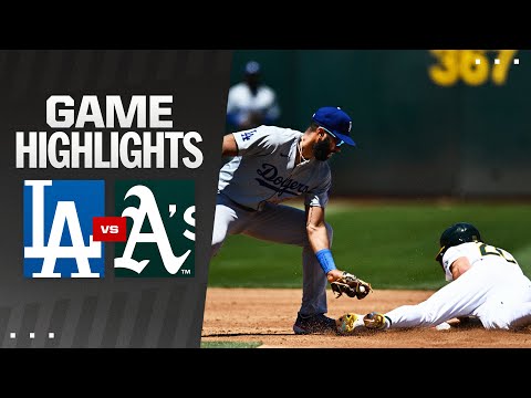 Dodgers vs. A's Game Highlights (8/4/24) | MLB Highlights