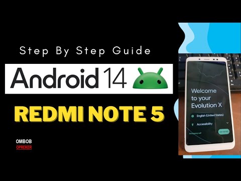 Redmi Note 5 Pro : Android 14 Custom ROM (Easy Step)